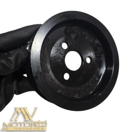 860528096/F04254513 POLIA DA BOMBA DE ÁGUA 3 FUROS DO MOTOR DEUTZ BF4M2012-10T3R XC870BR/XT870BR