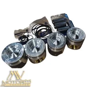 1004128989 PISTAO ORIGINAL DO MOTOR WEICHAI WP4.6NG175E301 DA ESCAVADEIRA LOVOL FR215E2