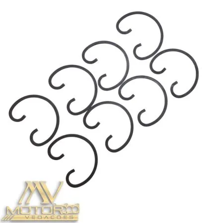 1001156966 ANEL TRAVA DO PINO DE PISTAO MOTOR WEICHAI WP4.6NG175E301 DA ESCAVADEIRA LOVOL FR215E2