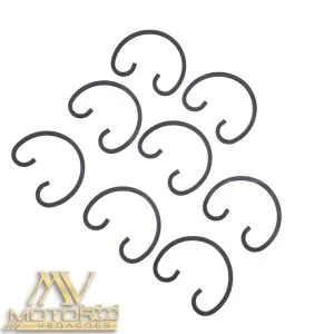 1001156966 ANEL TRAVA DO PINO DE PISTAO MOTOR WEICHAI WP4.6NG175E301 DA ESCAVADEIRA LOVOL FR215E2