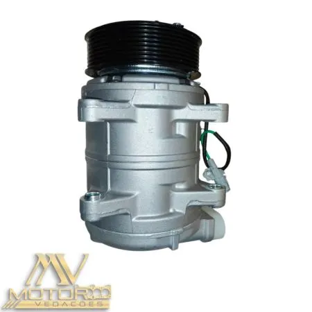 803545854/DKS15SE COMPRESSOR DE AR CONDICIONADO 24V CUMMINS ISF.QSF3.8 DA ESCAVADEIRA XCMG XE150BR-15C002-6/DKS-15SE