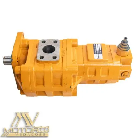 803043369 BOMBA HIDRAULICA DUPLA CHAVETA DA CARREGADEIRA SDLG 918 CBGJ2050/1010-XF