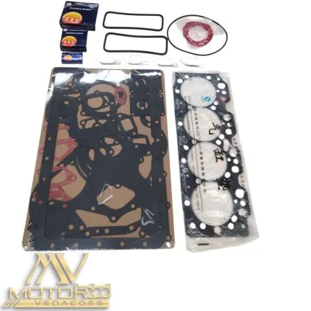 KIT DE JUNTAS PARCIAL DO MOTOR YTO DA CARREGADEIRA XCMG LW180KV 4B3ZU-G73X6QR-U3