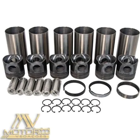 860145653 KIT COMPLETO DE PISTAO DO MOTOR SDEC-XCMG LW300KV/LW350KV
