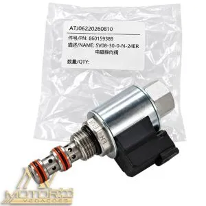 860159389 BOBINA COMPLETA COM VALVULA ORIGINAL DA ESCAVADEIRA XCMG XE150BR SV08-30-0N24ER